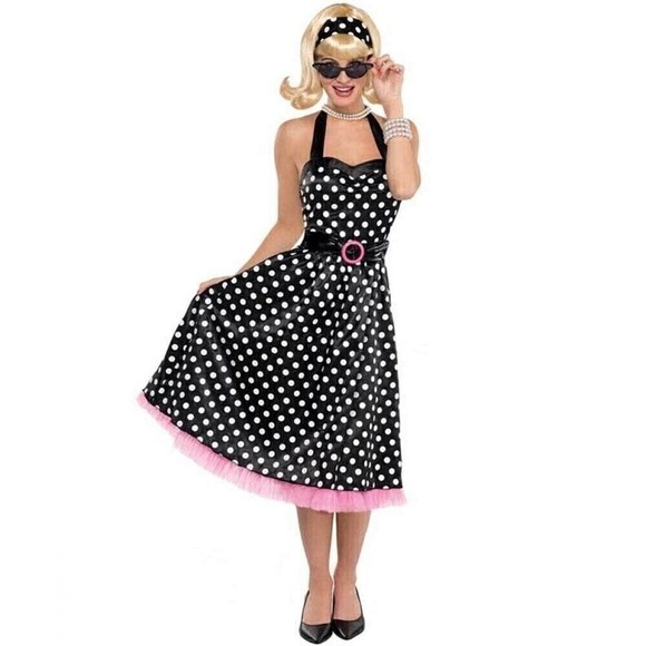 Amscan Dresses & Skirts - Twist N Shout Adult Retro Womens Halloween Costume Medium‎ Large similar Barbie
